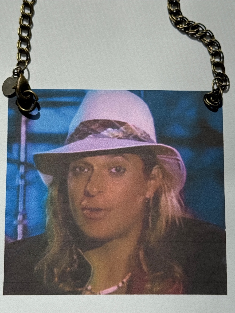 David Lee Roth Ornament with White Hat